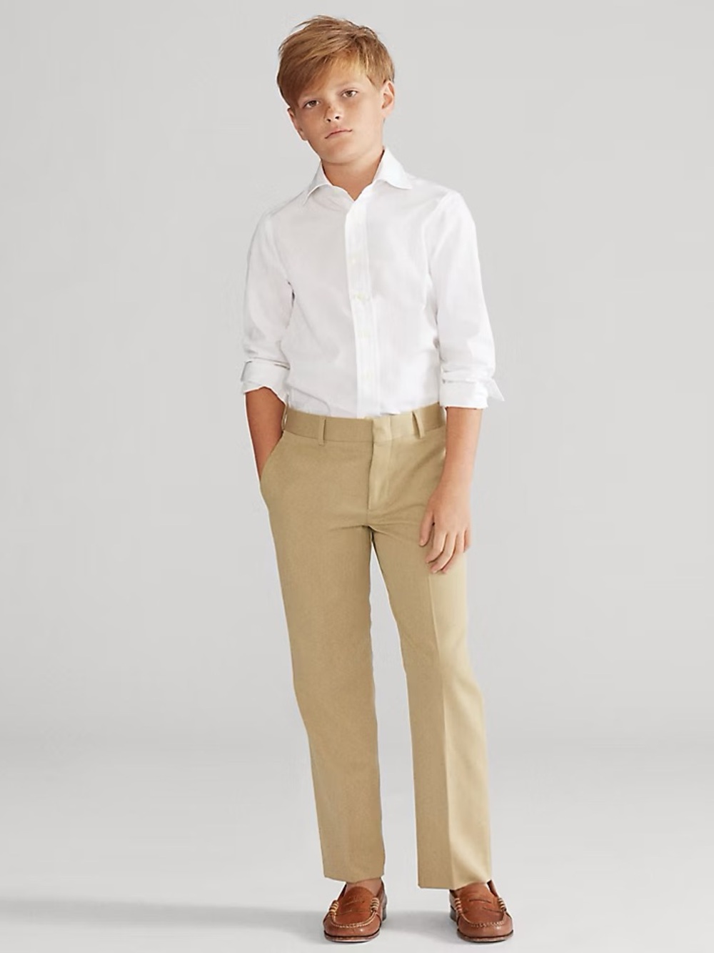Ralph Lauren Boys Wool Gabardine Trouser